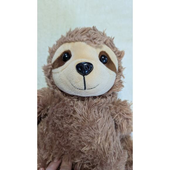 The Bear Factory 2001 Sloth Plush Brown Stuffed Animal Toy Floppy 17” pocket - Picture 2 of 11